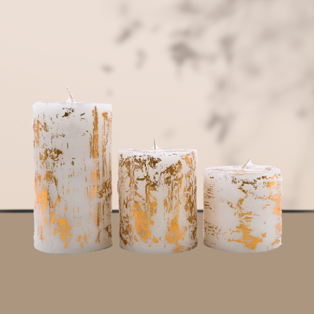Gold Patra Candles
